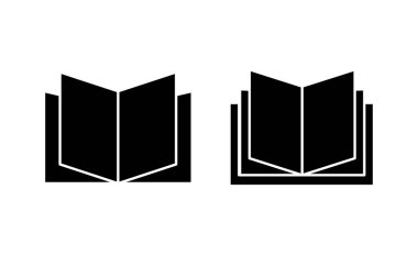 Book icon vector for web and mobile app. open book sign and symbol. ebook icon