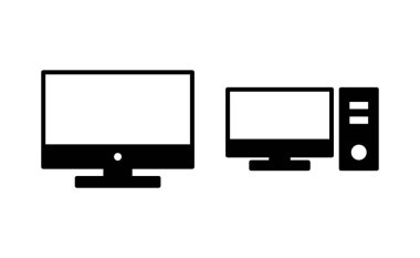 Computer icon vector for web and mobile app. computer monitor sign and symbol