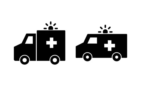 Ambulance Icon Vector Web Mobile App Ambulance Truck Sign Symbol — Stockvektor