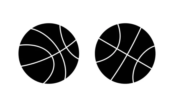 Basketball Icon Vector Web Mobile App Basketball Ball Sign Symbol — Stock Vector
