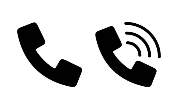 Call Icon Vector Web Mobile App Telephone Sign Symbol Phone — Vector de stock