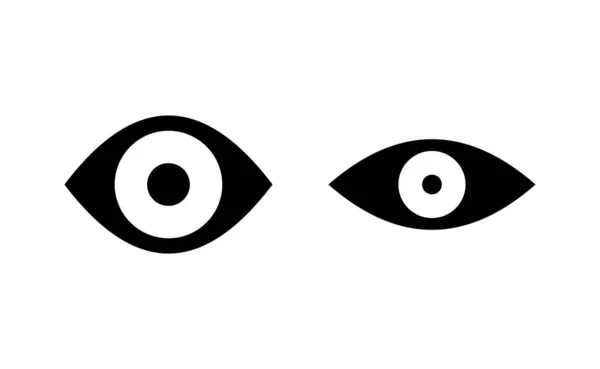 Eye Icon Vector Web Mobile App Eye Sign Symbol Look — Vector de stock