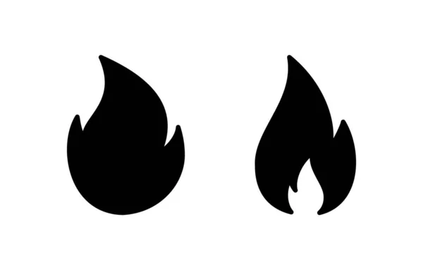 Φωτιά Διάνυσμα Εικονίδιο Για Web Και Mobile App Σύμβολο Και — Διανυσματικό Αρχείο