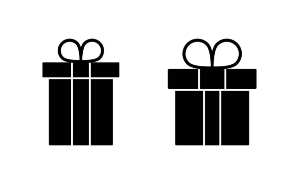 Gift Icon Vector Web Mobile App Gift Sign Symbol Birthday — Vettoriale Stock
