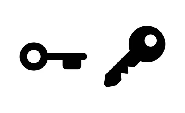 Vektor Ikon Kláves Pro Webovou Mobilní Aplikaci Značka Symbol Klíče — Stockový vektor