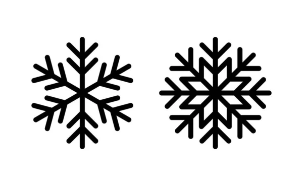 Schnee Icon Vektor Für Web Und Mobile App Schneeflockenzeichen Und — Stockvektor