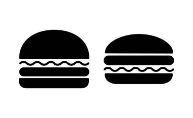 Burger icon vector for web and mobile app. burger sign and symbol. hamburger