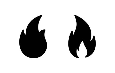 Fire icon vector for web and mobile app. fire sign and symbol