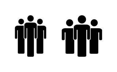 Web ve mobil uygulama için insan simgesi. İmza ve sembol. Kullanıcı Simgesi vektörü