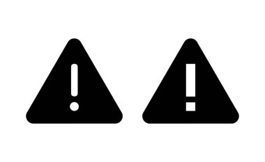 Exclamation danger sign for web and mobile app. attention sign and symbol. Hazard warning attention sign