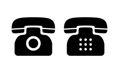 Web ve mobil uygulama için telefon simgesi vektörü. telefon işareti ve sembol