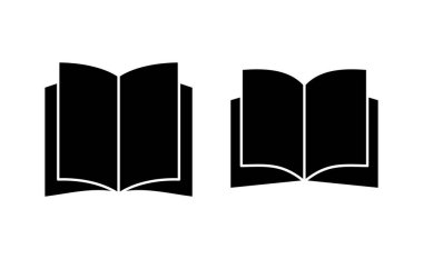 Book icon vector for web and mobile app. open book sign and symbol. ebook icon