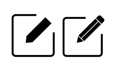 Edit icon vector for web and mobile app. edit document sign and symbol. edit text icon. pencil. sign up