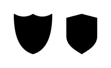 Web ve mobil uygulama için kalkan simgesi vektörü. Koruma ikonu. Güvenlik işareti ve sembol