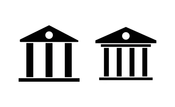 Vecteur Icônes Bancaires Pour Application Web Mobile Signe Symbole Banque — Image vectorielle