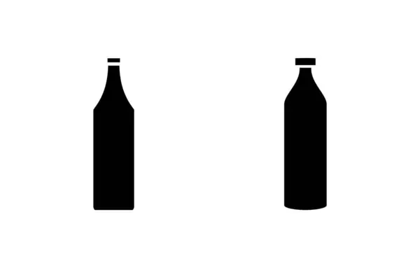 Вектор Значков Бутылок Веб Мобильного Приложения Знак Бутылки Символ — стоковый вектор