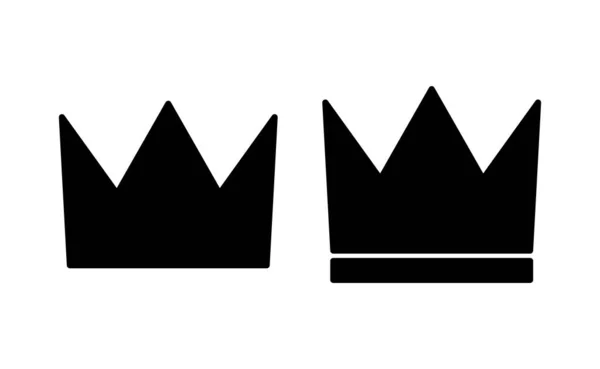 Crown Icon Vector Web Mobile App Crown Sign Symbol — Stockvektor