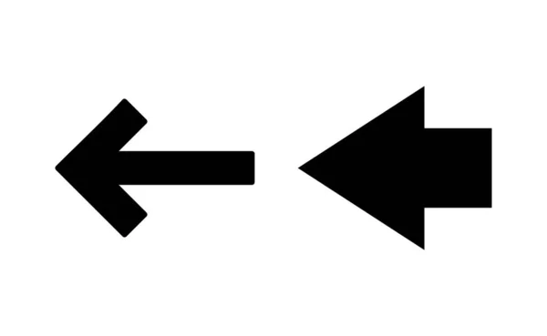 Icono Flecha Vector Para Web Aplicación Móvil Signo Flecha Símbolo — Vector de stock