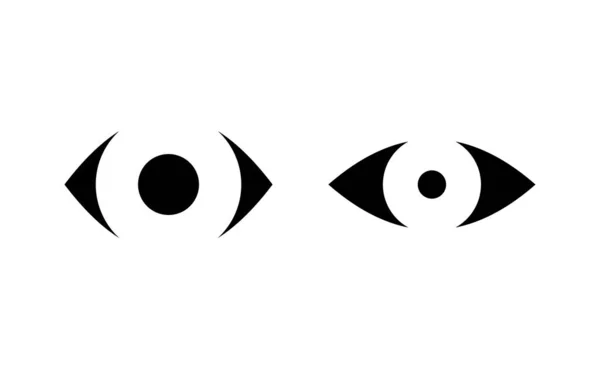 Eye Icon Vector Web Mobile App Eye Sign Symbol Look — 图库矢量图片