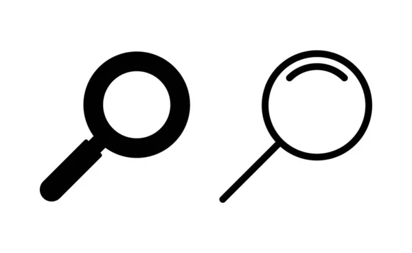Vecteur Icônes Recherche Pour Application Web Mobile Recherche Signe Symbole — Image vectorielle