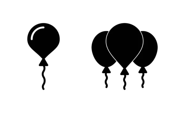 Ballon Pictogram Vector Voor Web Mobiele App Partij Ballon Teken — Stockvector