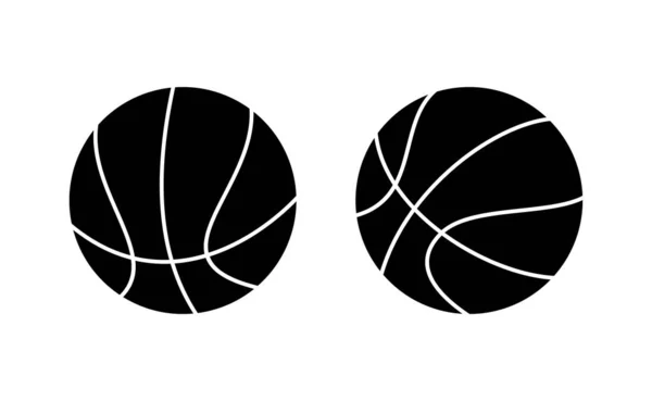 Basketball Icon Vector Web Mobile App Basketball Ball Sign Symbol — Archivo Imágenes Vectoriales