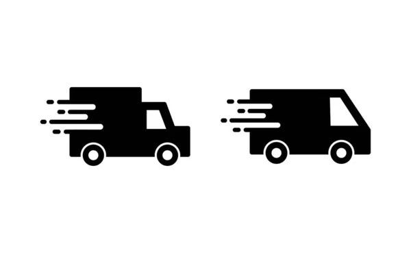 Delivery Truck Icon Vector Web Mobile App Delivery Truck Sign — Stockvektor