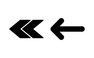 Web ve mobil uygulama için ok simgesi vektörü. Web tasarımı için ok işareti ve sembol.