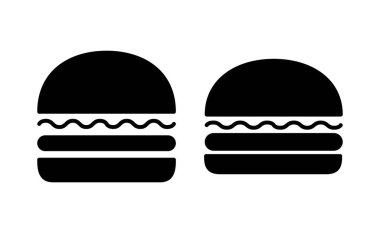 Burger icon vector for web and mobile app. burger sign and symbol. hamburger
