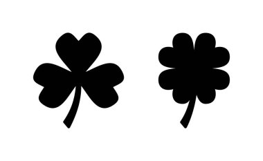 Clover icon vector for web and mobile app. clover sign and symbol. four leaf clover icon.