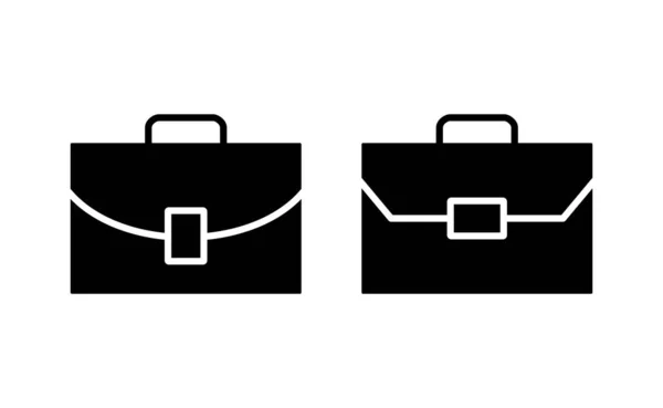 Briefcase Icon Vector Web Mobile App Suitcase Sign Symbol Luggage — Stockový vektor