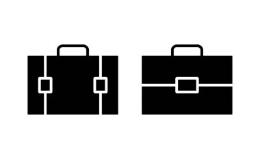 Briefcase icon vector for web and mobile app. suitcase sign and symbol. luggage symbol.