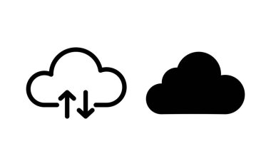 Cloud icon vector for web and mobile app. cloud sign and symbol