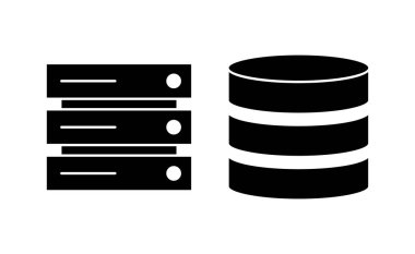 Database icon vector for web and mobile app. database sign and symbol