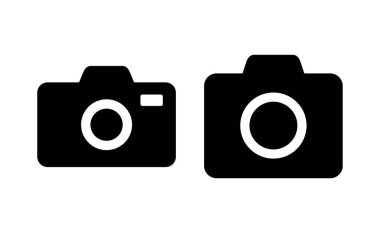 Camera icon vector for web and mobile app. photo camera sign and symbol. photography icon.