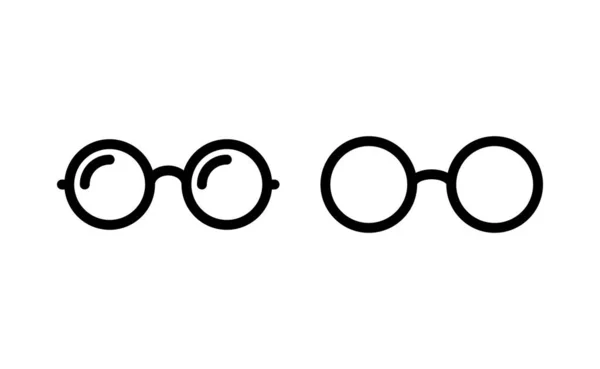 Glasses Icon Vector Web Mobile App Glasses Sign Symbol — Image vectorielle
