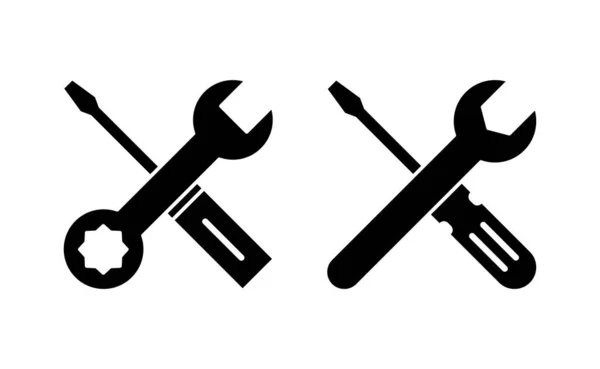 Ремонт Инструментов Иконка Вектор Веб Мобильного Приложения Знак Инструмента Символ — стоковый вектор