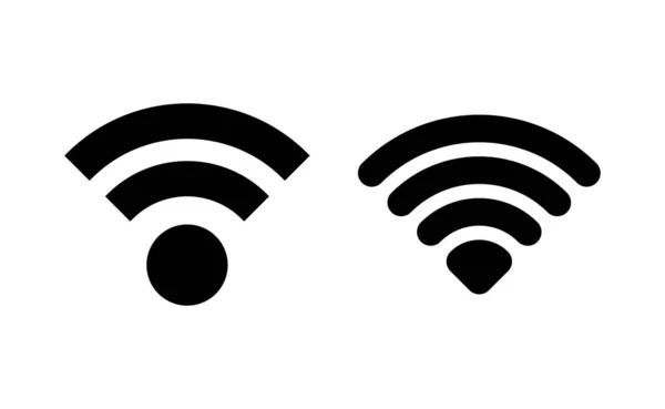 Vector Iconos Wifi Para Web Aplicación Móvil Señal Símbolo Icono — Archivo Imágenes Vectoriales