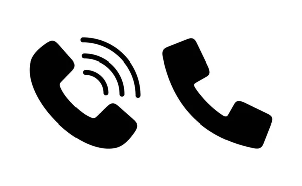 Call Icon Vector Web Mobile App Telephone Sign Symbol Phone — Stockvector