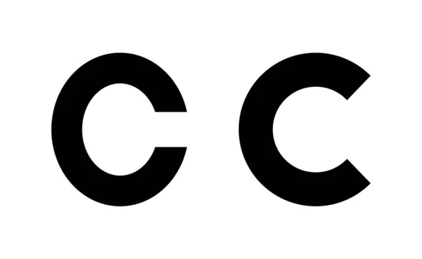 Copyright Icon Vector Web Mobile App Copyright Sign Symbol — 图库矢量图片