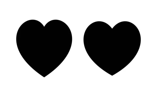 Vetor Ícone Amor Para Web Aplicativo Móvel Sinal Coração Símbolo —  Vetores de Stock