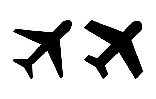 Flugzeug Icon Vektor Für Web Und Mobile App Flugzeugschild Und — Stockvektor