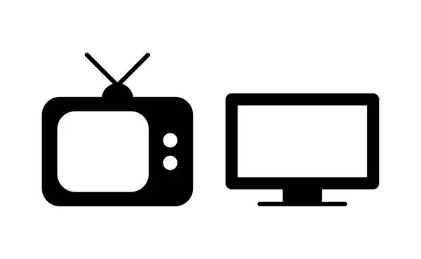 Icon Vektor Für Web Und Mobile App Fernsehzeichen Und Symbol — Stockvektor