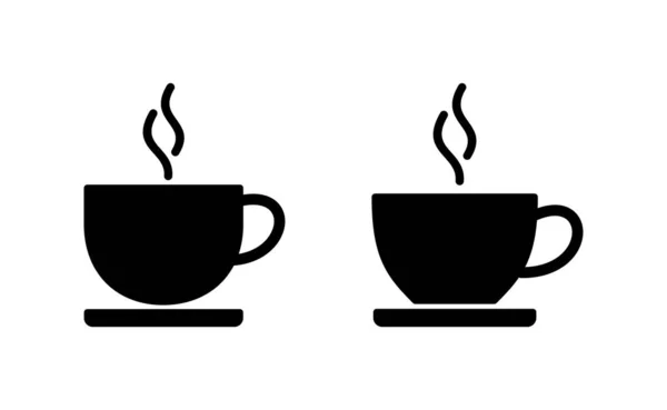Coffee Cup Icon Vector Web Mobile App Cup Coffee Sign — Stockový vektor