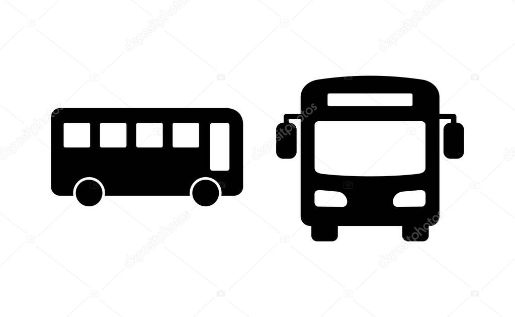 Bus icon vector for web and mobile app. bus sign and symbol. transport symbol
