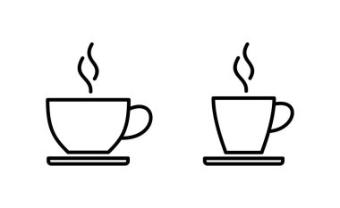 coffee cup icon vector for web and mobile app. cup a coffee sign and symbol