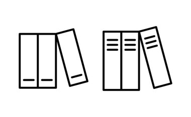 Web ve mobil uygulama için kütüphane simgesi vektörü. eğitim işareti ve sembol