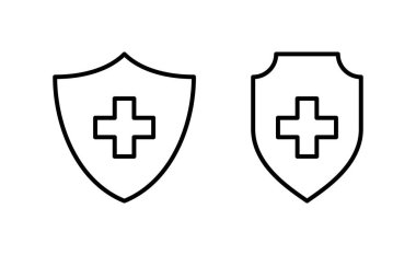 Health insurance icon vector for web and mobile app. Insurance document sign and symbol