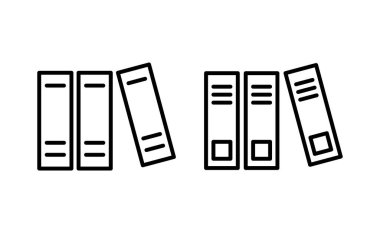 Web ve mobil uygulama için kütüphane simgesi vektörü. eğitim işareti ve sembol