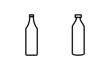 Bottle icon vector for web and mobile app. bottle sign and symbol